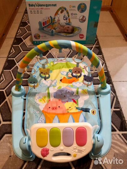 Развивающий коврик с пианино