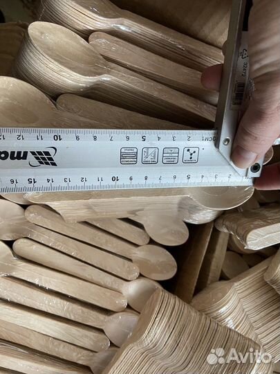 Одноразовая посуда из дерева, лазерная гравировка