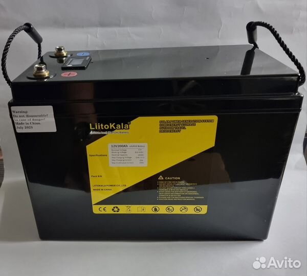 Аккумулятор lifepo4 12v 200 ah liitokala тяговый