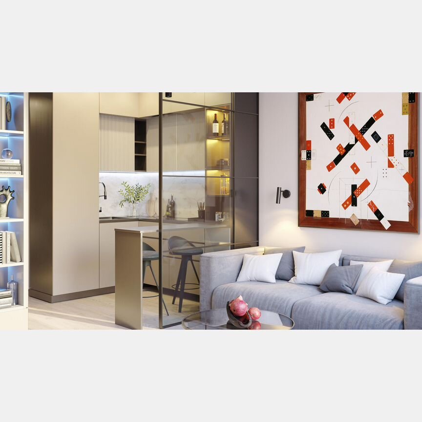 Апартаменты-студия, 22,6 м², 16/28 эт.