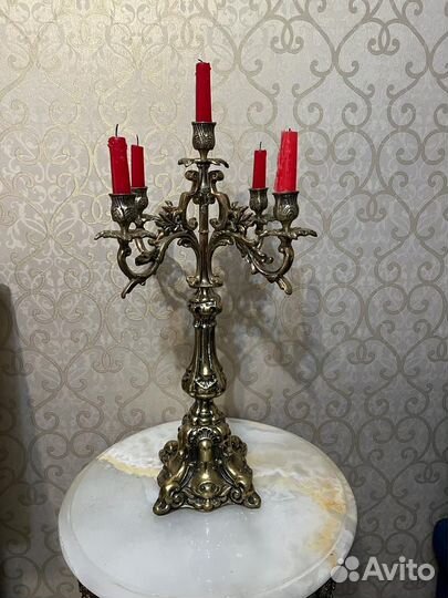 Канделябры бронза винтаж