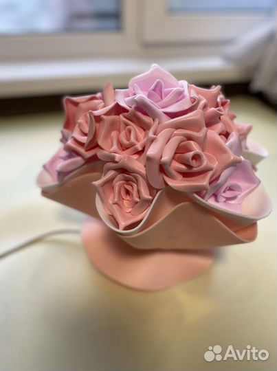 Светильник букет из изолона, ручная работа, легко