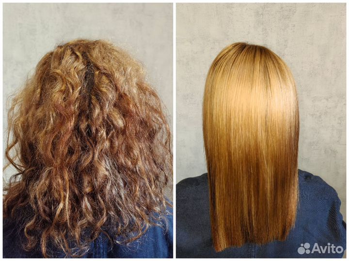 Реконструкция волос (кератин, ботокс)