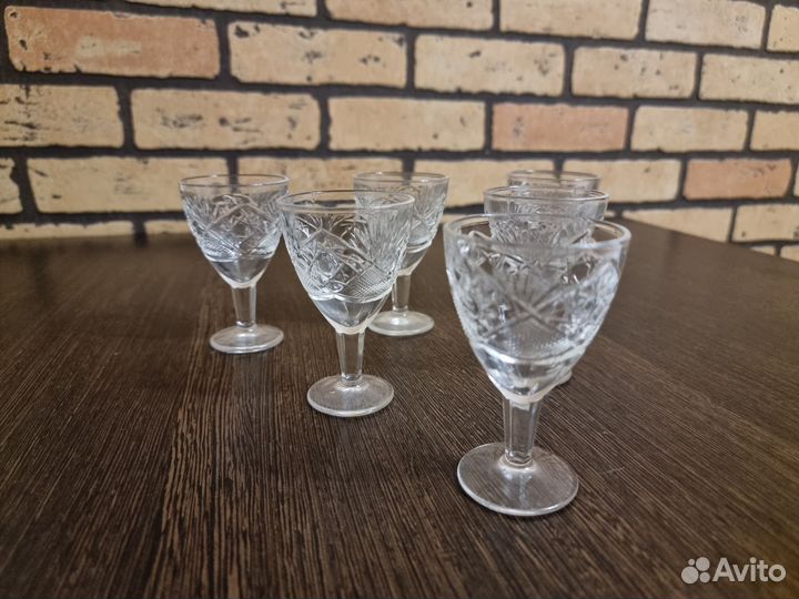 Ликернае рюмки хрусталь СССР