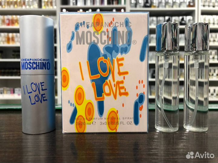 Духи женские Moschino I Love Love 3х20 мл