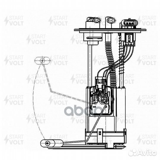 SFM 1601 насос топливный электрический 3.0bar