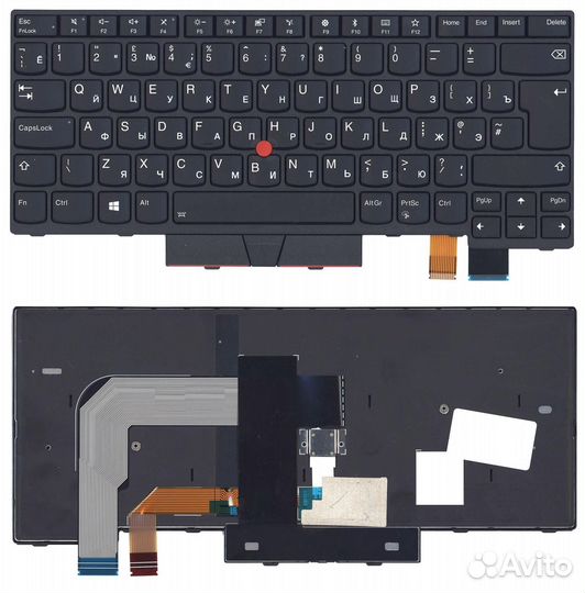 Клавиатура Lenovo Thinkpad T470 черная