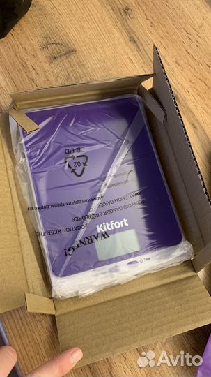 Кухонные весы настольные Kitfort KT-803-6