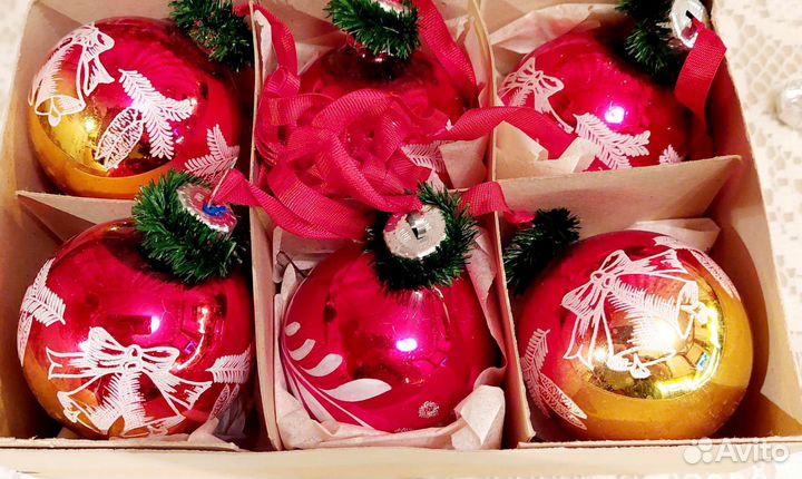 Елочные игрушки набор Германия