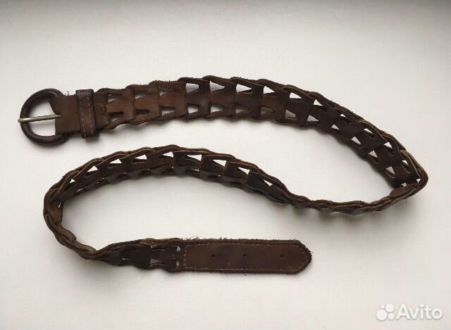 Ремень женский натуральная кожа бу