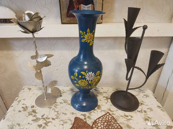 Ваза Индия и подсвечники