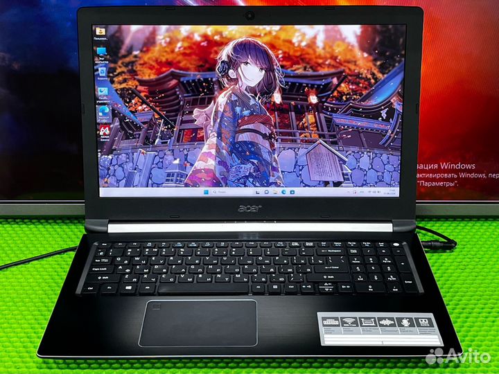 Игровой ноутбук Acer A715 Intel Core i5-7300HQ