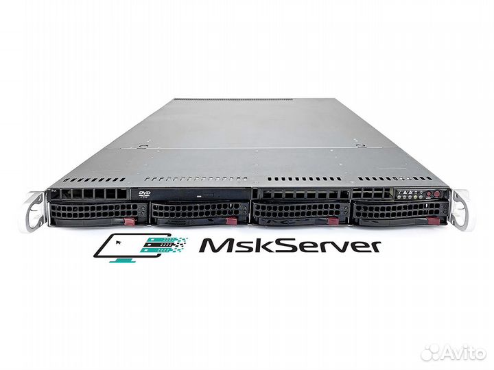 Сервер Supermicro 6018R-wtrt 2x E5-2696v4 64Gb