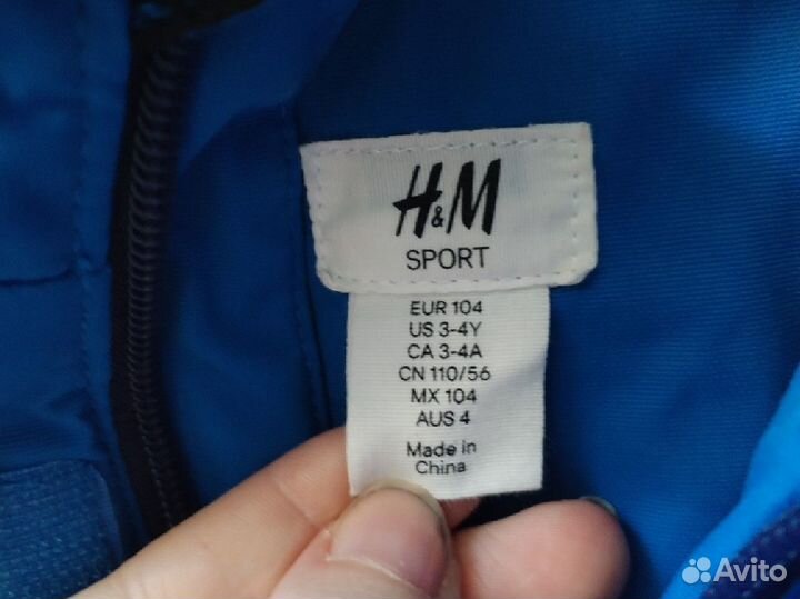 Куртка H&M зимняя для мальчика 104