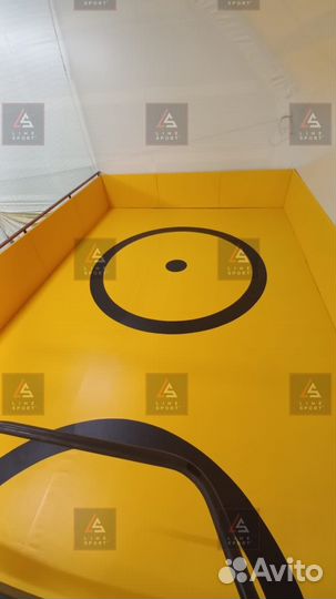 Борцовский ковер 10х10 двухцветный