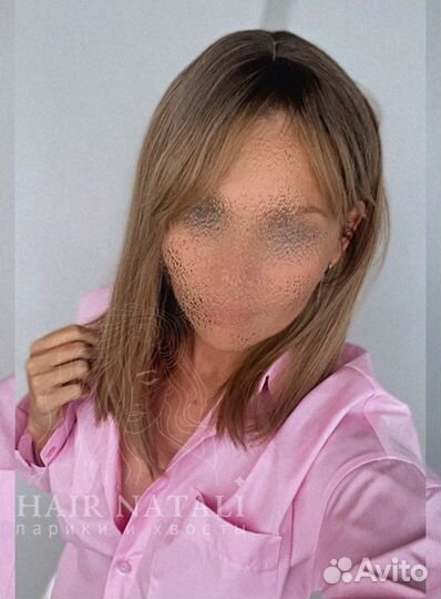 Парик светлый русый каре