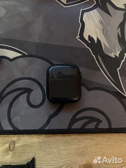 Часы apple watch 7 45 mm зеленые