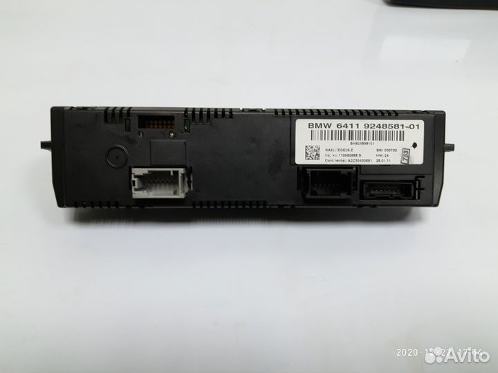 Б/У Блок управления климатической установкой BM