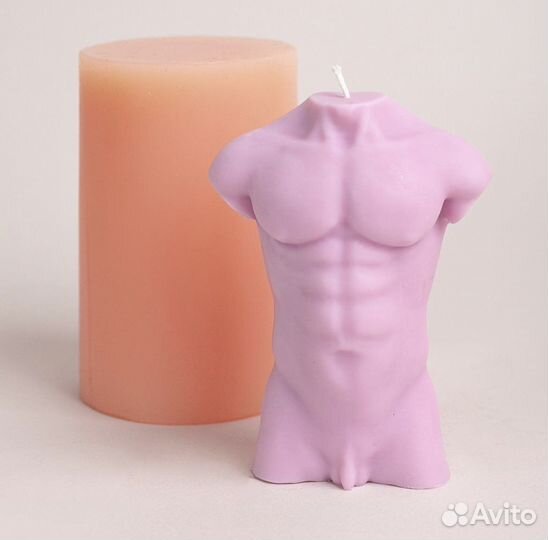 Силиконовая форма Торс мужской