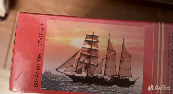 Пазл castorland 1000 деталей корабль