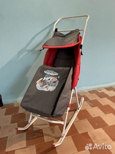 Коляска санки