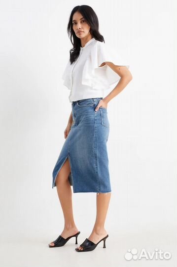 Джинсовая юбка женская 54 56 Германия новая