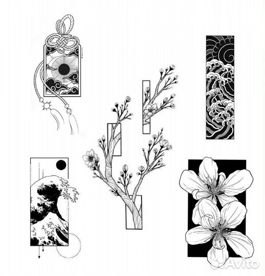 Модель на тату аниме/япония