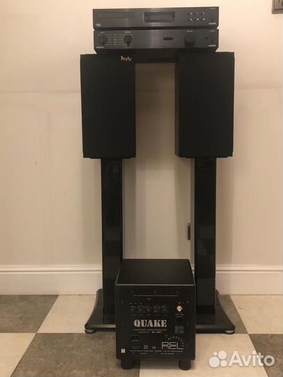 ProAC Studio 110,REL Quake, Audiolab CD,AMP