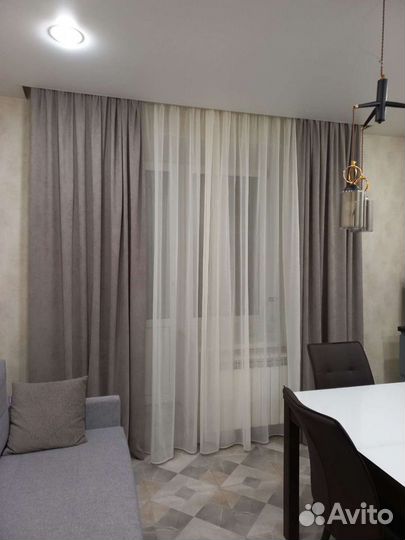 Стирка глажка штор и тюлей