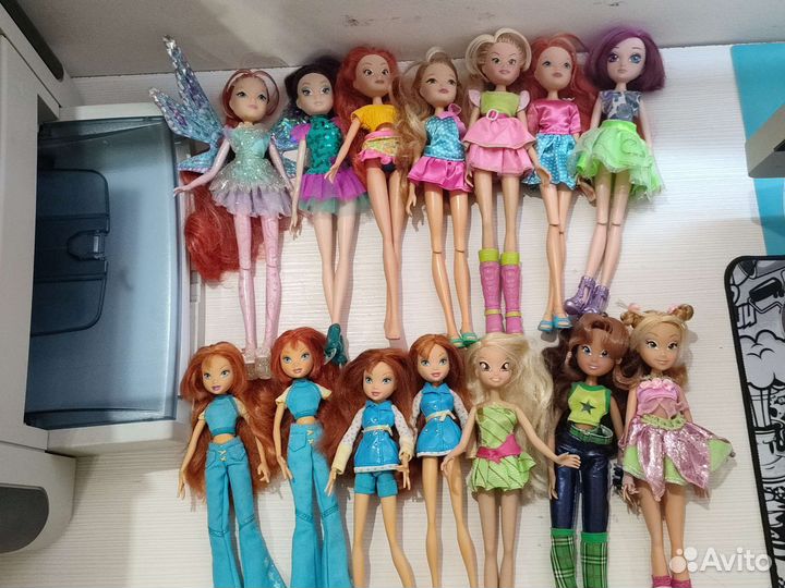 Куклы Винкс Winx Маттел Mattel Блум Лейла Флора