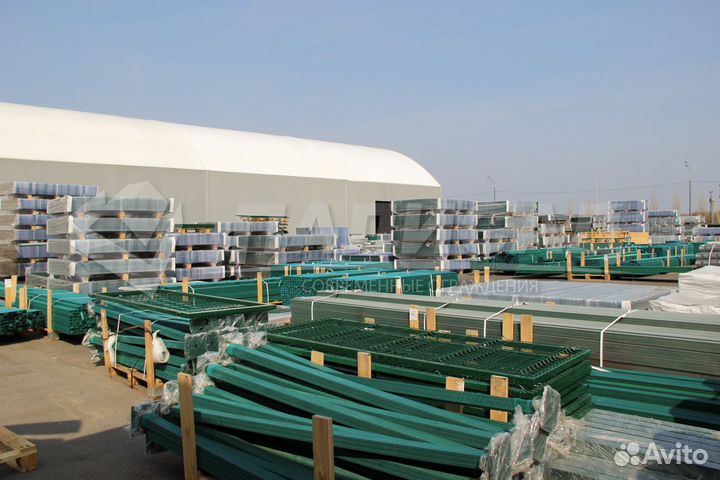 Сетка для забора 2030х2500мм RAL6005 (3D заборы)