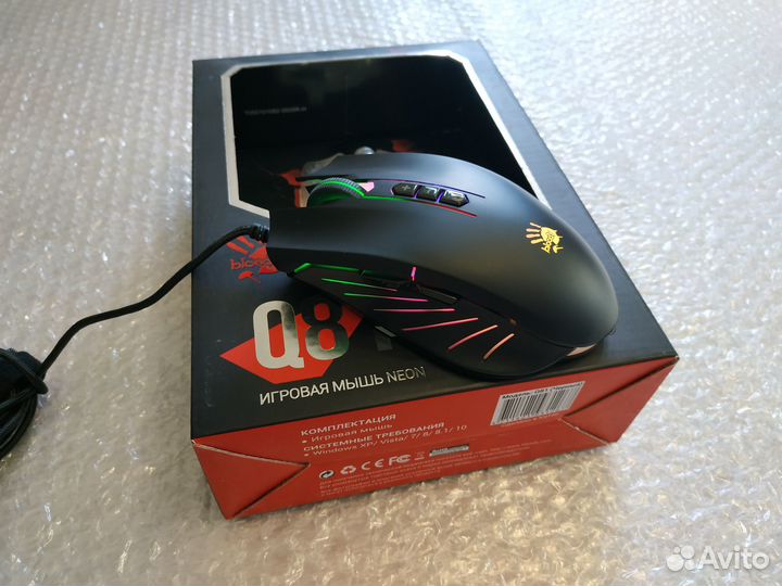 Игровая мышь и клавиатура Bloody Q1300