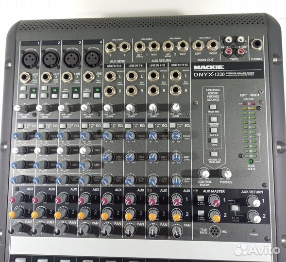 Аналоговый микшерный пульт mackie onyx 1220