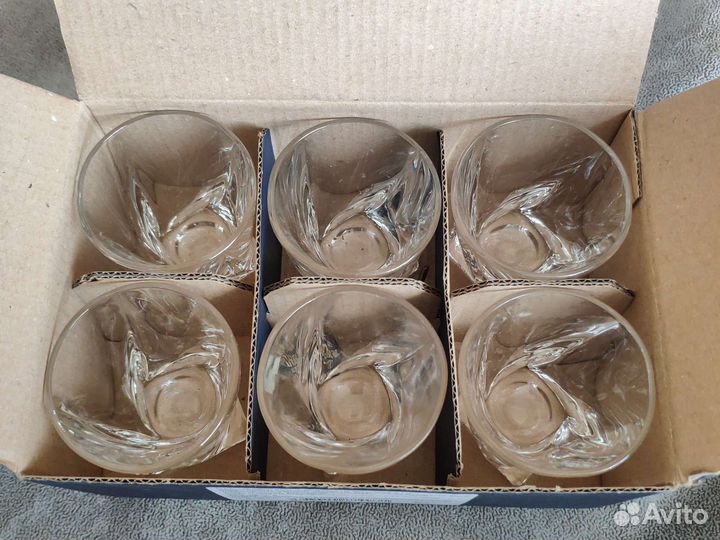 Набор хрустальных рюмок квадро Crystalite Bohemia