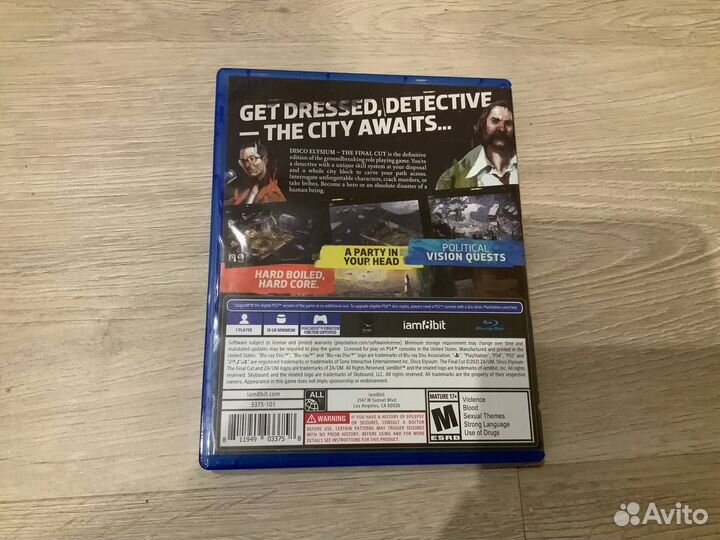 Disco Elysium The Final Cut ps4 диск
