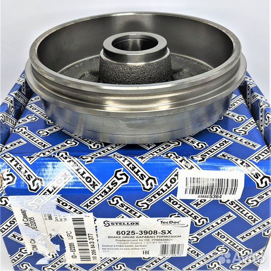 Барабан тормозной Logan 203мм