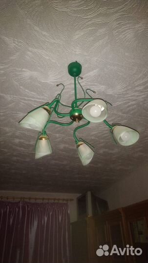 Люстра потолочная бу