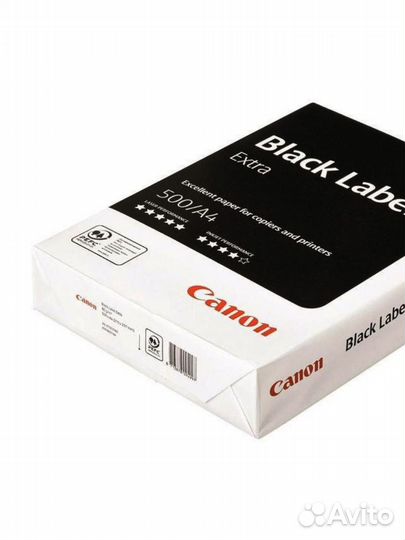 Бумага для принтера A4 Canon Black Label Extra A4