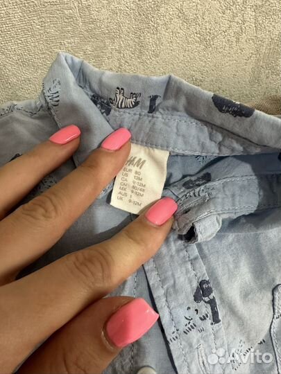 Рубашка на мальчика 80