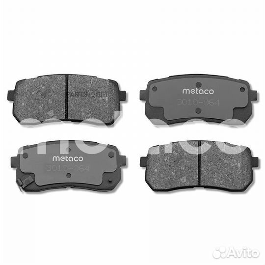 Metaco 3010064 Колодки тормозные hyun/KIA H-1/IX35
