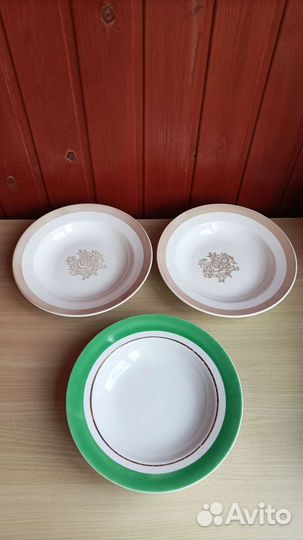 Тарелки разные СССР