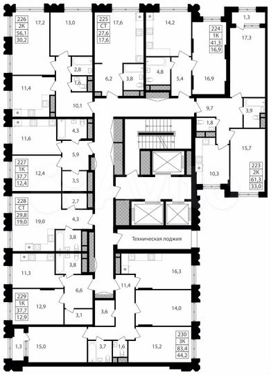 Квартира-студия, 27,6 м², 4/30 эт.
