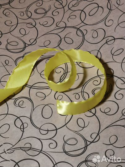 Бумага подарочная 100х70см + атласная лента 2м