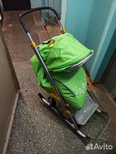 Коляска санки ника