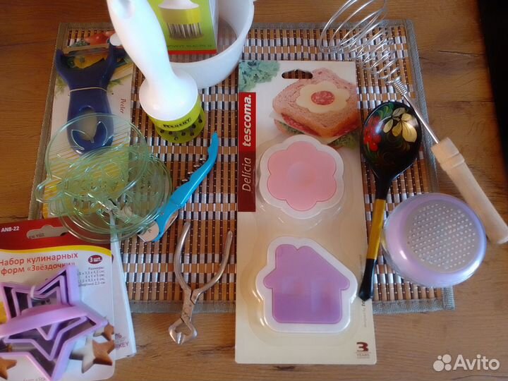 Кухонные приспособления, формочки для вырезания