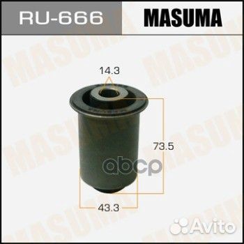 Сайлентблок nissan navara masuma RU-666 RU-666