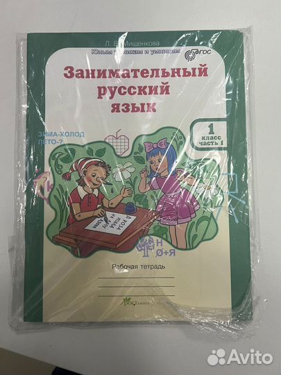 Занимательный русский язык 1 класс 1 часть