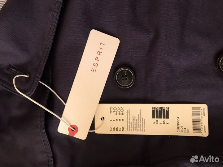 Esprit Плащ тренч женский