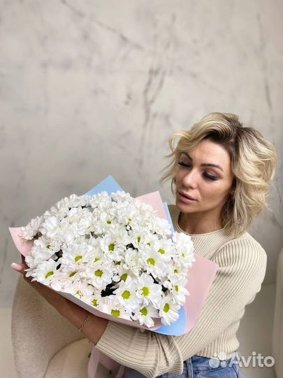 Букет цветы сборный букет доставка Flowers124