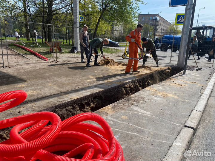 Услуги подсобных рабочих, землекопов, разнорабочих